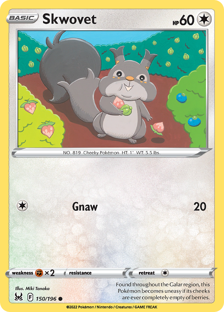 Lost Origin Skwovet #150/196